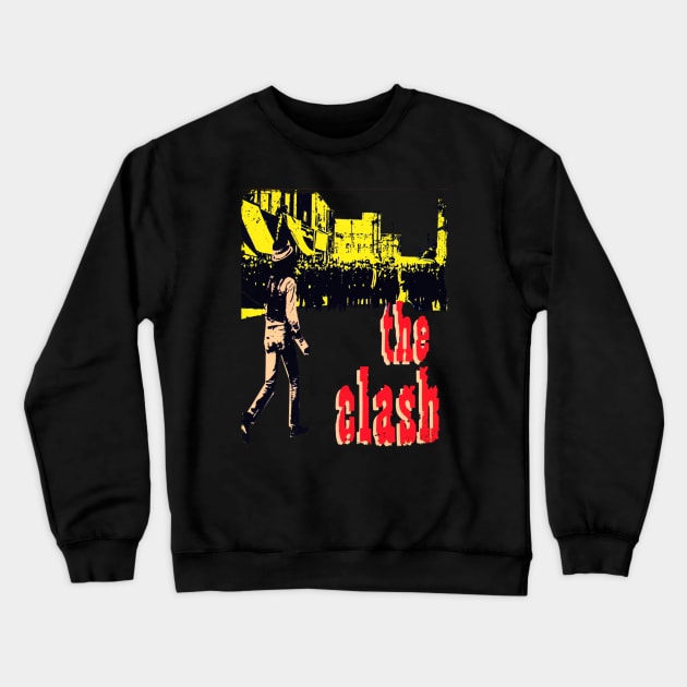 Super Black Market Clash Original Aesthetic Tribute 〶 Crewneck Sweatshirt by Terahertz'Cloth